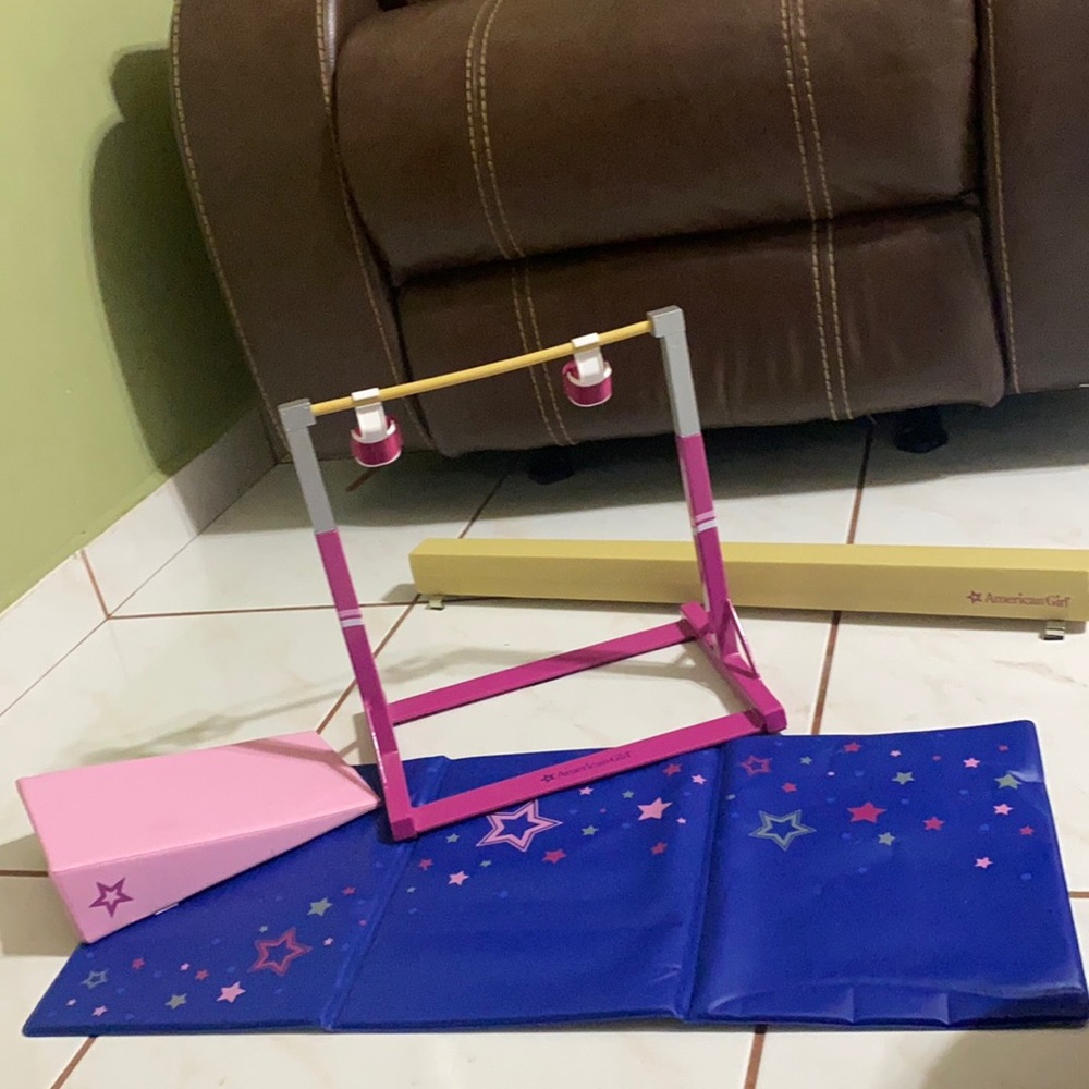 American Girl Gymnastics set